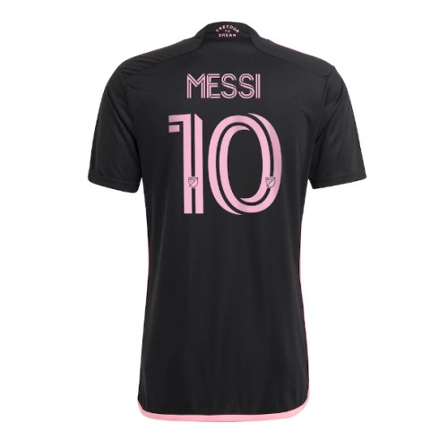 Fotballdrakt Herre Inter Miami Lionel Messi #10 Bortedrakt 2024-25 Kortermet